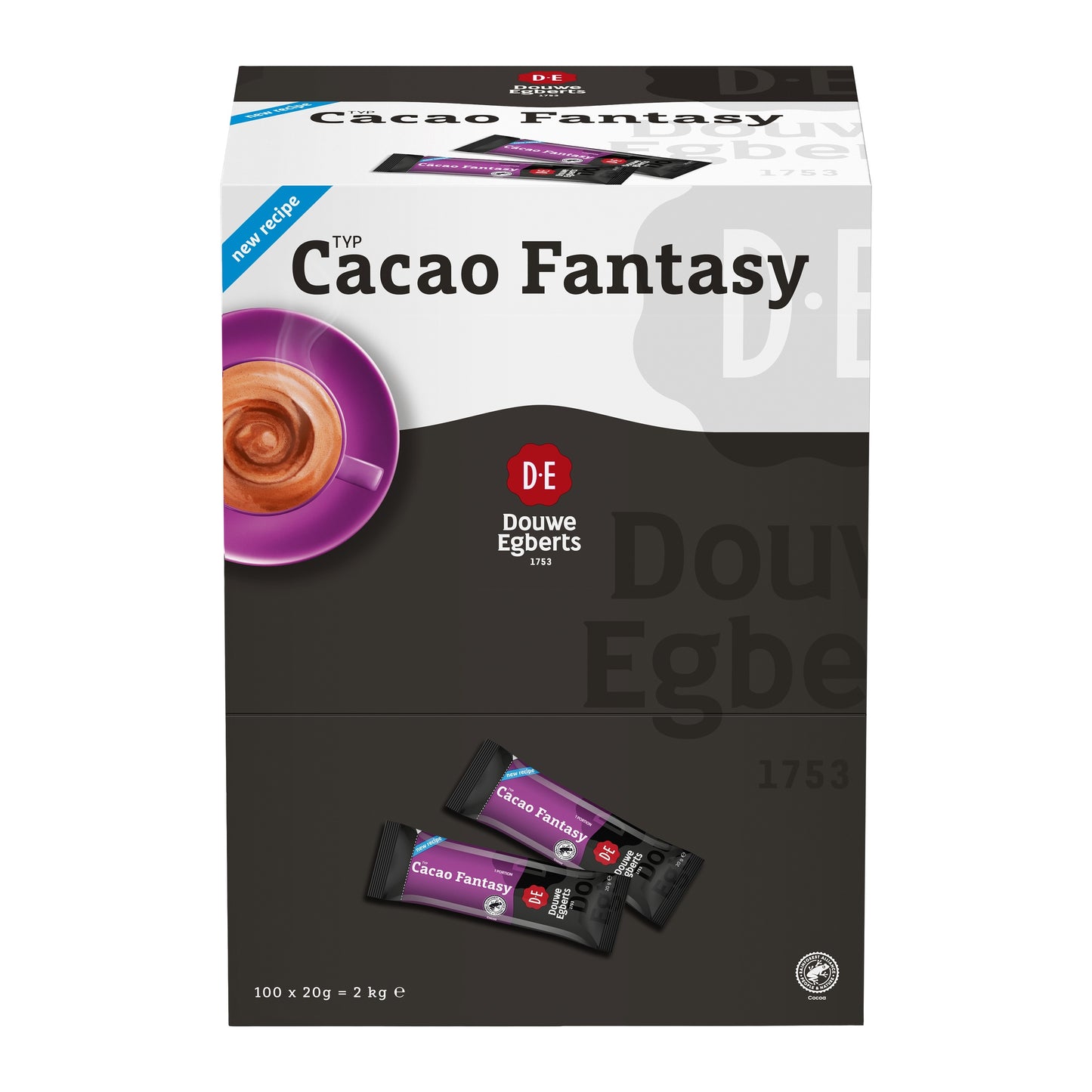 Douwe Egberts - Palitos de cacao fantasía 100x22gr | 2 piezas