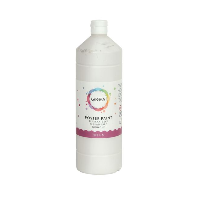 Qrea - Aguada blanca 1000ml | 6 piezas
