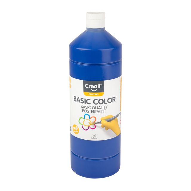 Creall - Peinture pour affiches basic bleu foncé 1000ml
