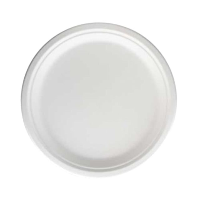 IEZZY restauration et restauration - Assiette 260mm canne à sucre sans PS blanc 50 pièces blanc | 10 pièces