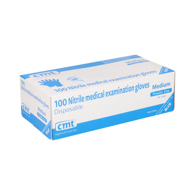 CMT - Glove M nitrile blue 100 pieces