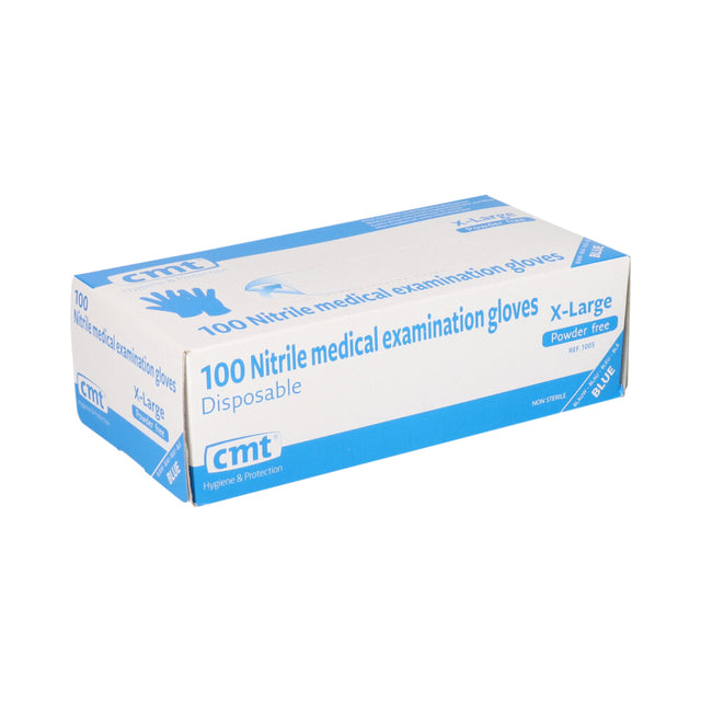 CMT - Handschoen xl nitril blauw | 10 stuks