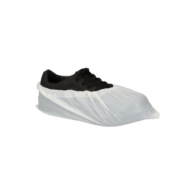 CMT - Schoenovertrek 40mu geruwd maat 36-42 cpe wit | 20 stuks