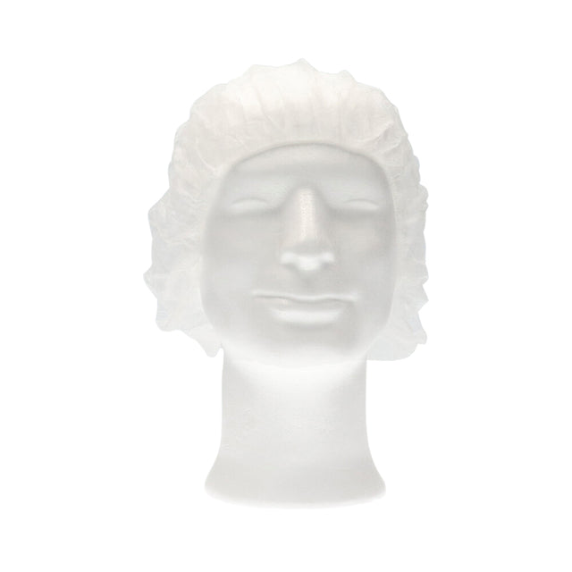 CMT - Haarnet bouffant non-woven l 53cm pp wit | 10 stuks