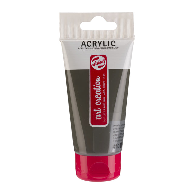 Talens Art Creation - Acrylverf tac 410 omber groenachtig tube 75ml