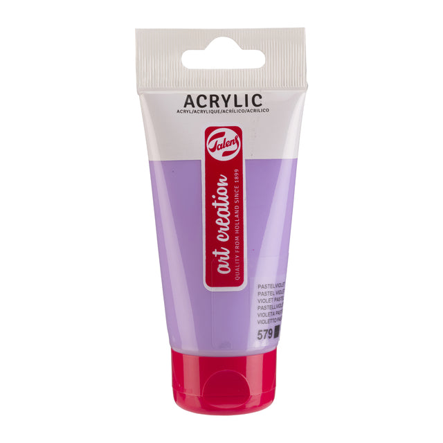 Talens Art Creation - Acrylverf Art Creation 579 pastelviolet tube à 75ml | 3 stuks