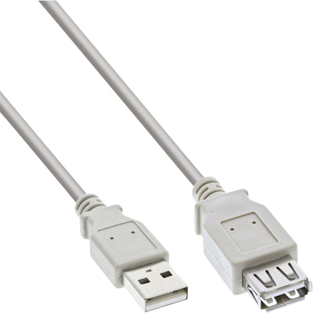 InLine - Cable extension cable USB-A 2.0 M-F 3 meters gray