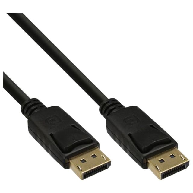 InLine - Cable display port 4K60HZ M-M 3 meters black