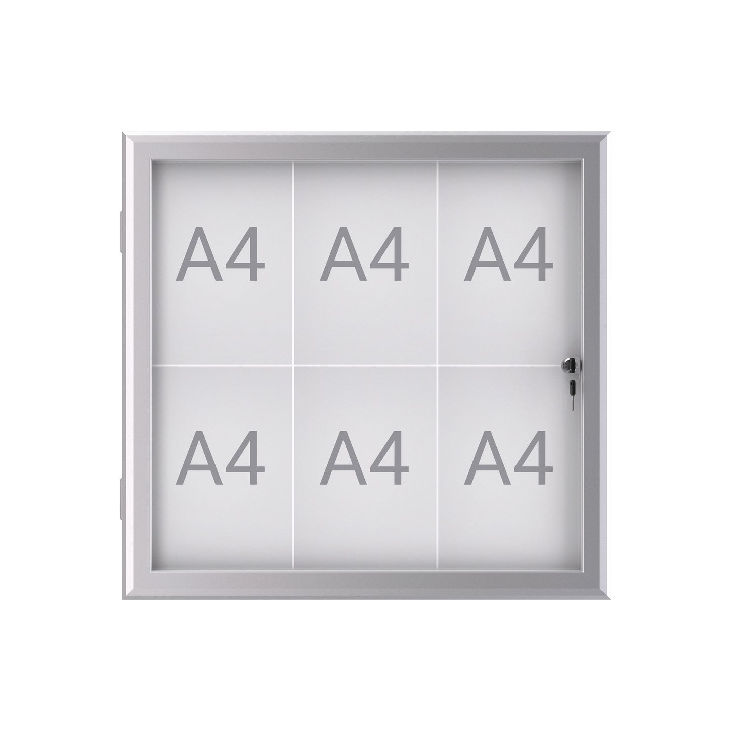 MAUL - Outdoor indoor display wall excite whiteboard 6xA4 with lock