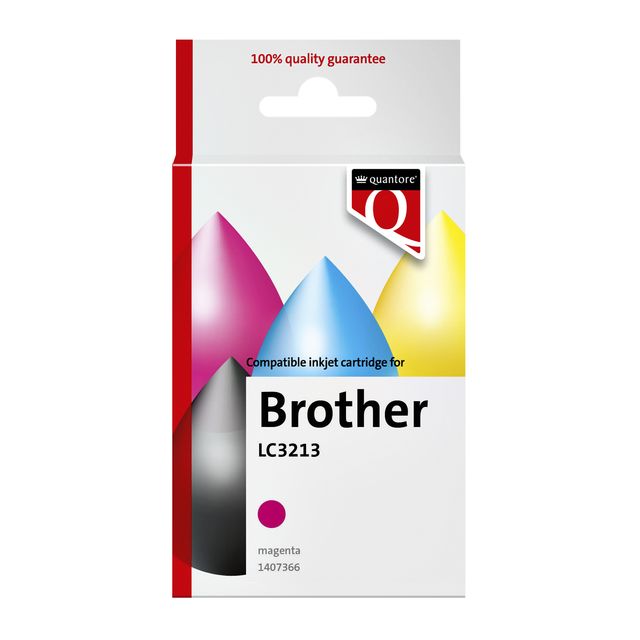 Quantore - Alternative aux cartouches d'encre pour LC3213 rouge | 12 pièces