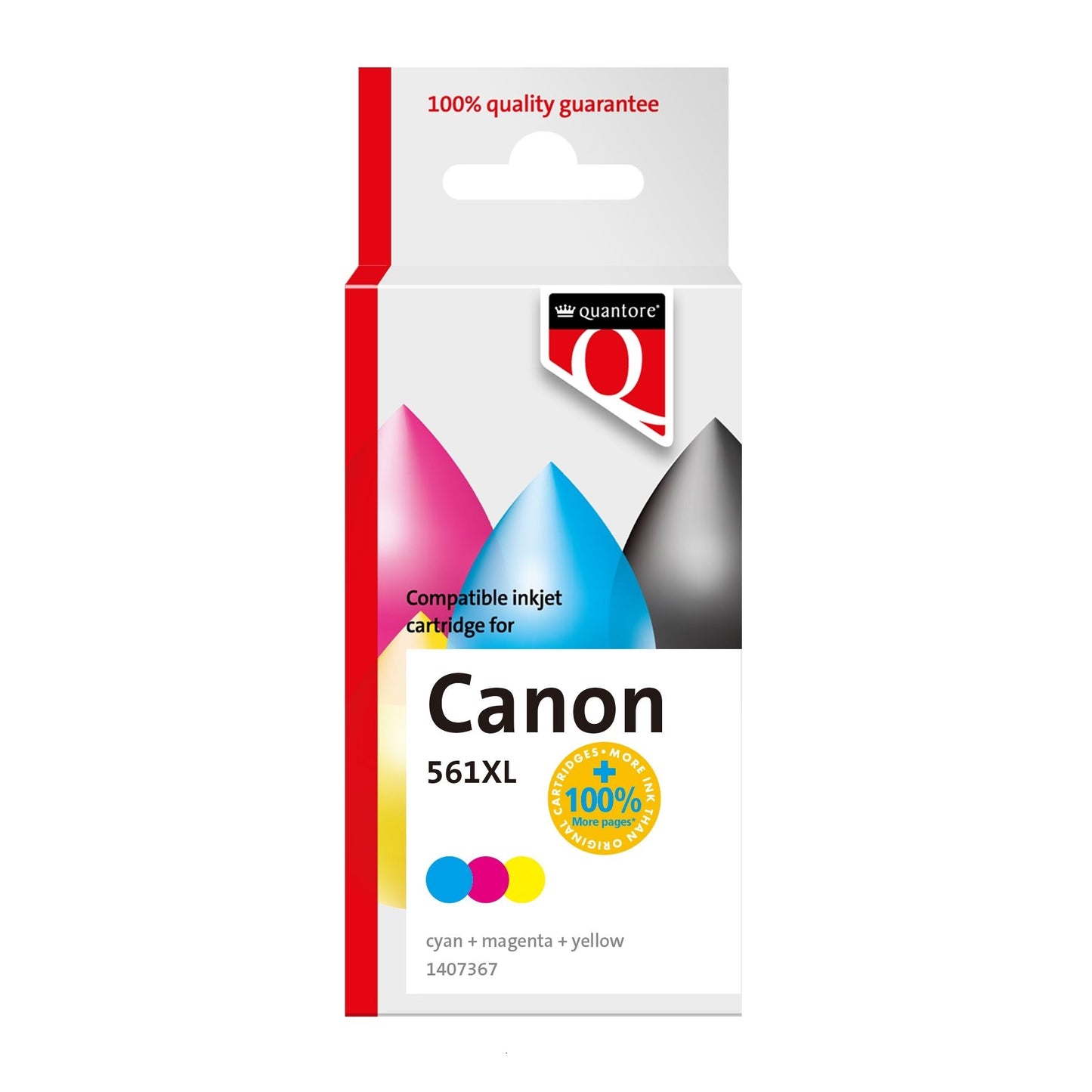 Quantore - Inktcartridge canon cl561xl kleur