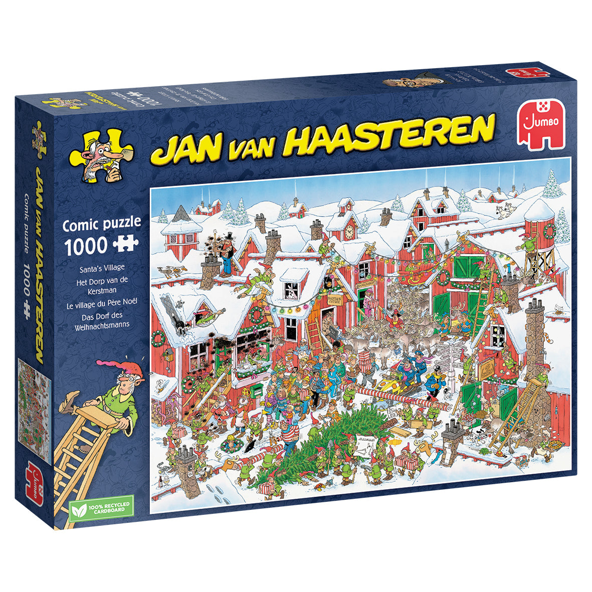 Jan van Haasteren - - Het Dorp van de Kerstman (1000 stukjes)