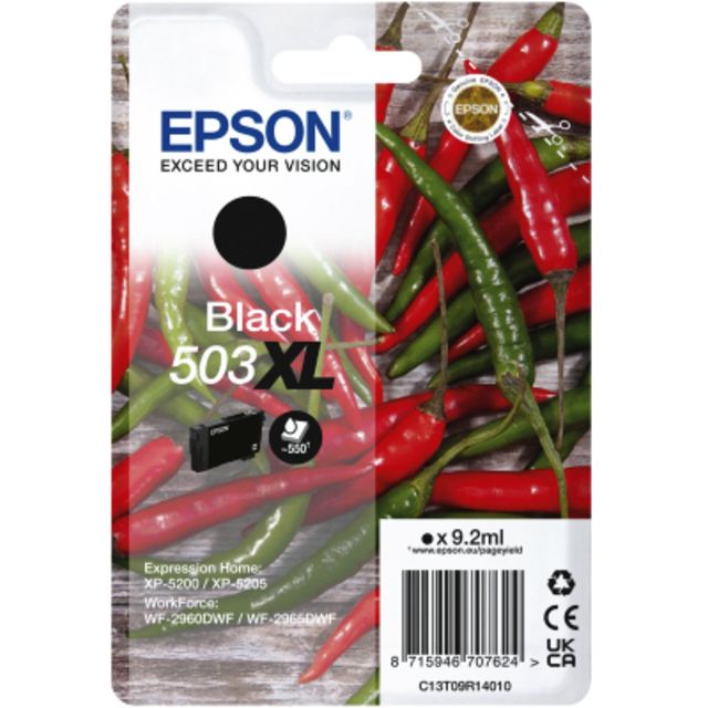 Epson - Cartuccia d'inchiostro 503xl t09r14 nero | 10 pezzi