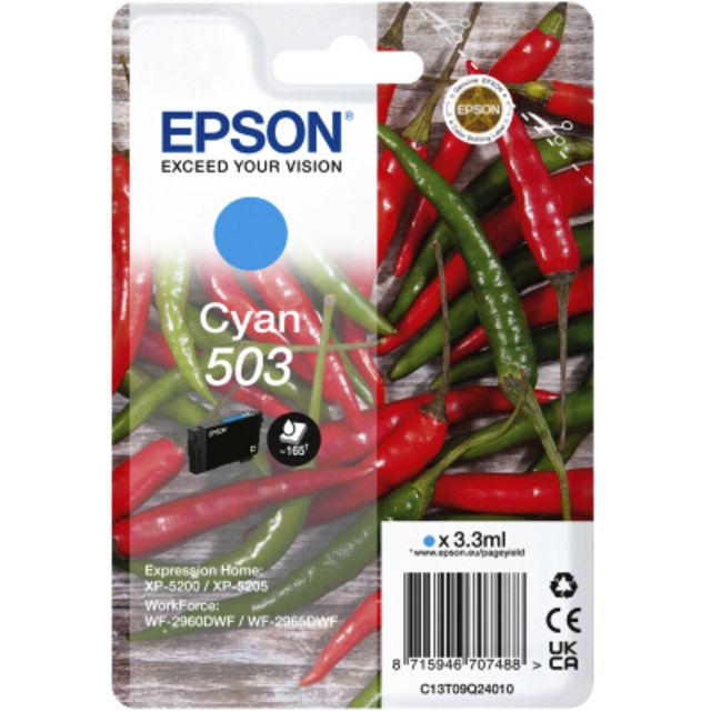 Epson - Cartuccia d'inchiostro 503 T09Q24 blu