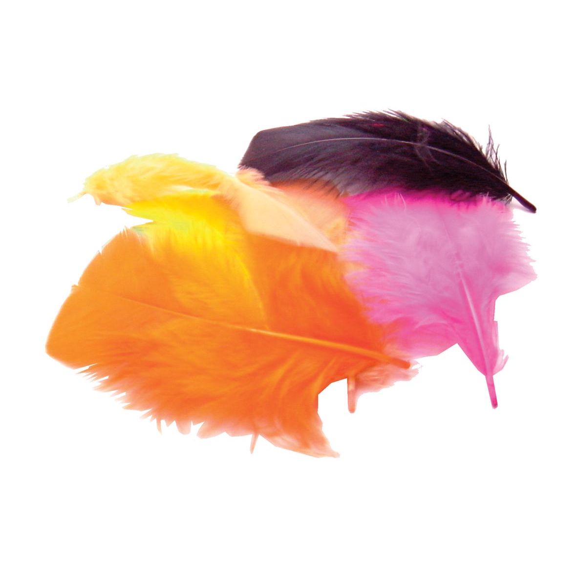 Bouhon - plumes 4 cm, 120 pieces