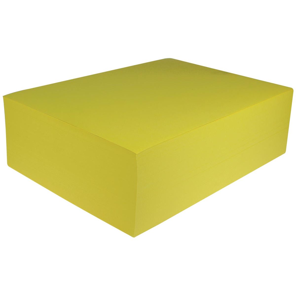 Klika - Colored drawing paper, 120 g, ft 21 x 29.7, A4, yellow, pack of 500 sheets