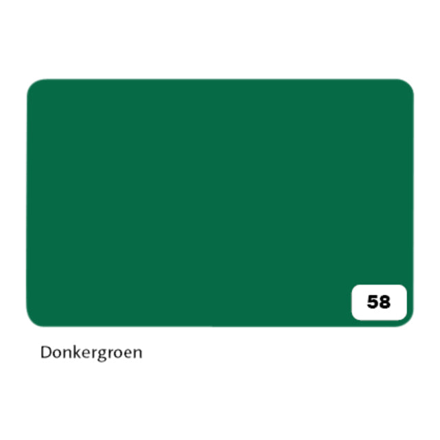 Folia Paper - Fotokarton folia 300gr 50x70cm 58 dennengroen | 10 stuks