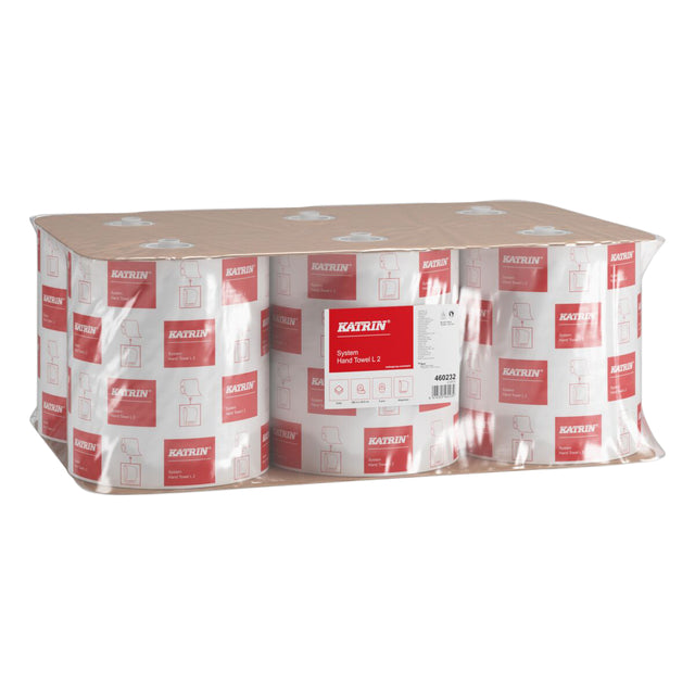 Katrin - Handtuchrollen-Systemrolle groß 2-lagig 200m weiß 460232