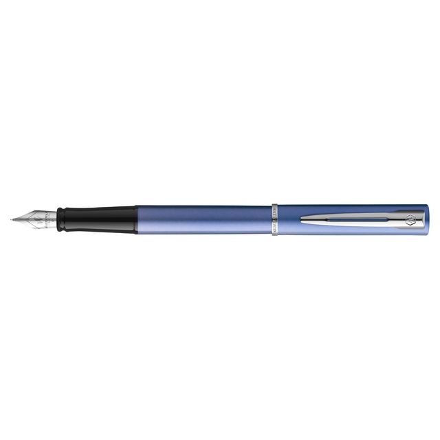 Waterman - Pluma estilográfica Allure laca azul CT fina