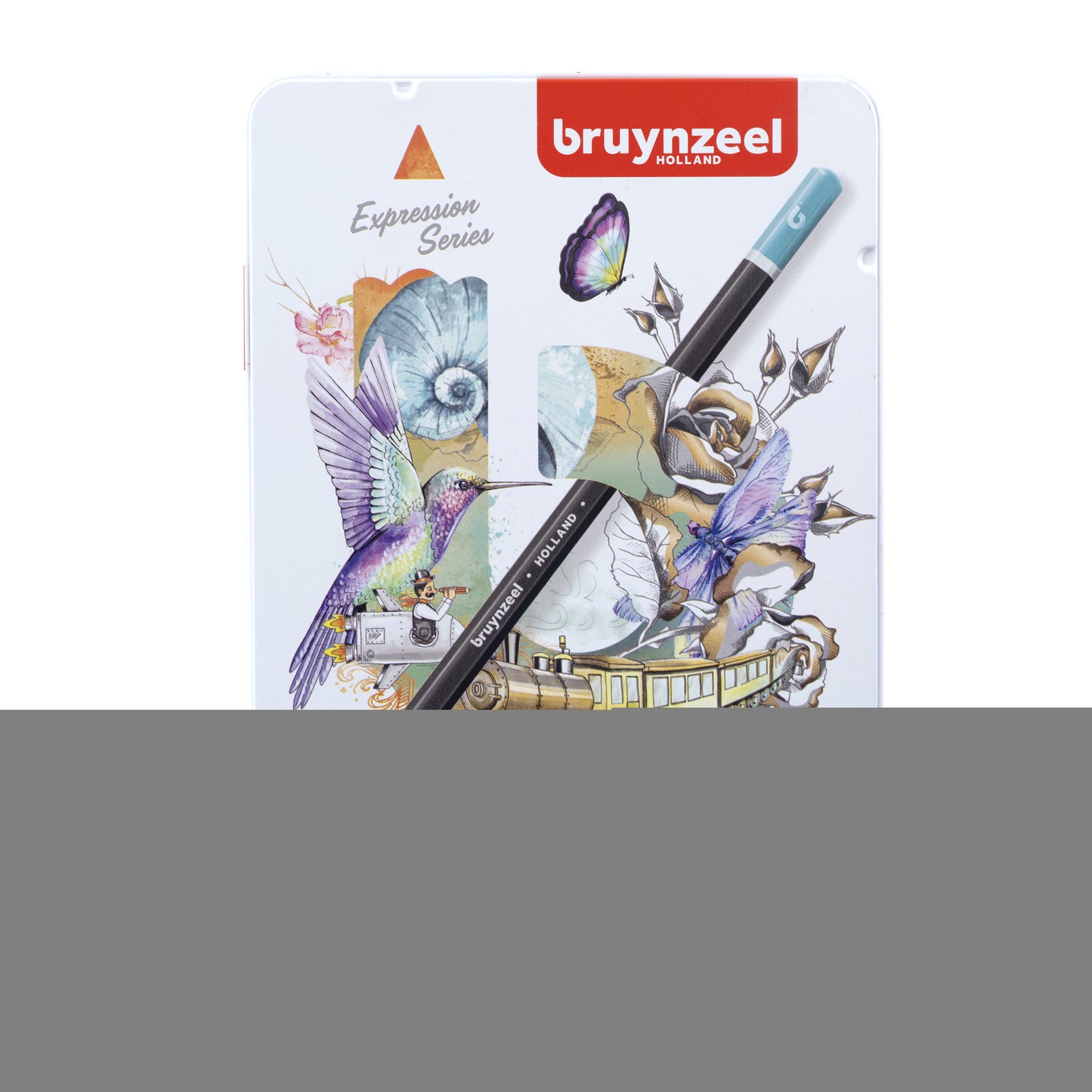 Bruynzeel - Crayon de couleur sion set de 12 pièces métallisé | 6 pièces