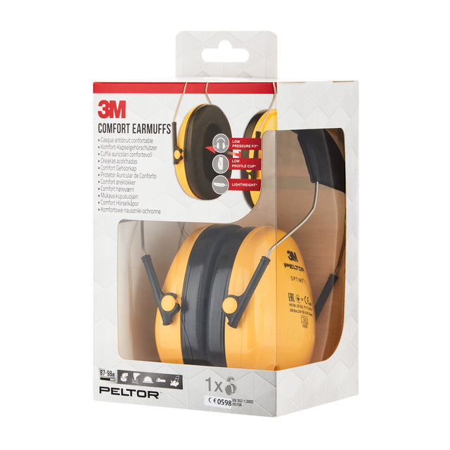 3M - Ear muff peltor optime comfort h510a (87-98db) | 6 pieces