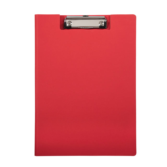 Maul - Klembordmap balance a4 karton rug 8mm rood | 12 stuks