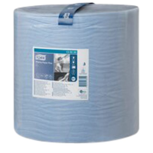 Tork - Poetspapier w1 premium 2laags blauw 130050