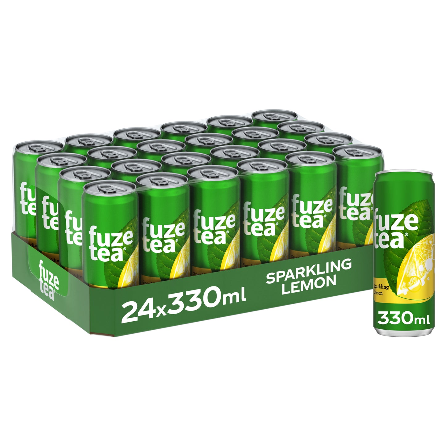 Fuze Tea - Refresco Té Negro espumoso limón lata 330ml
