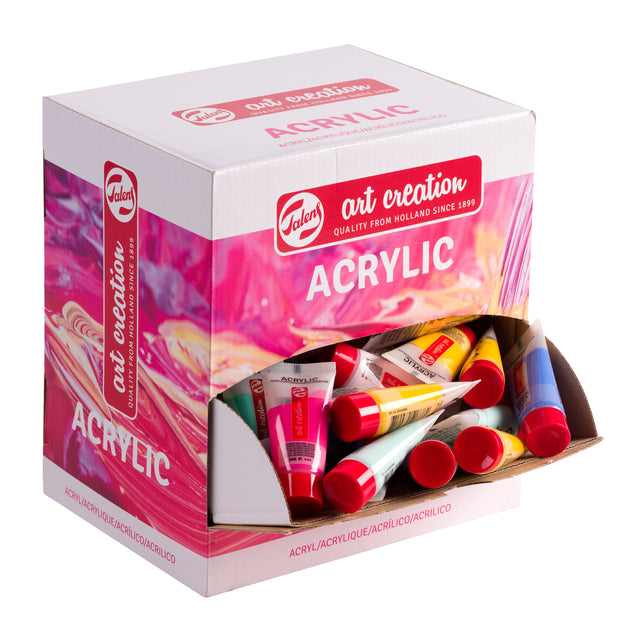 Talens Art Creation - Acrylverf tac caribbean 12ml 100st assorti