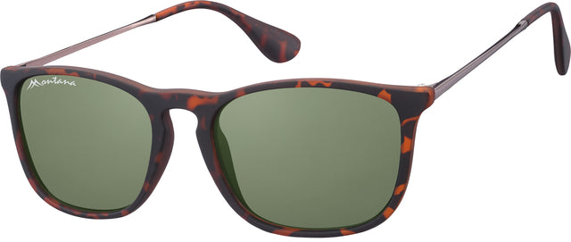Montana - Zonnebril met groen g15 glas turtle