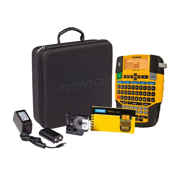 Dymo - Labelprinter rhino 4200 azerty 19mm koffer