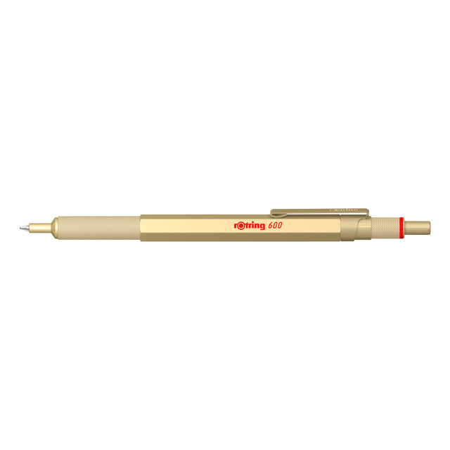 Rotring - Balpen 600 medium goud