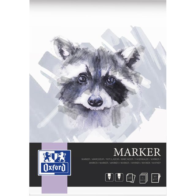 Oxford - Tekenblok marker a3 15 vel | 10 stuks