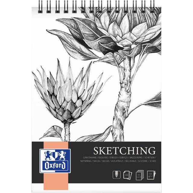 Oxford - Tekenblok sketching a3 50 vel spiraal