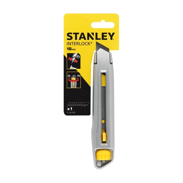Stanley - Couteau à découper Interlock 18mm