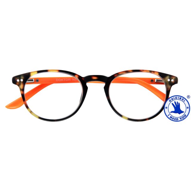 I Need You - Reading glasses +1.50 dpt Doctor New brown-orange
