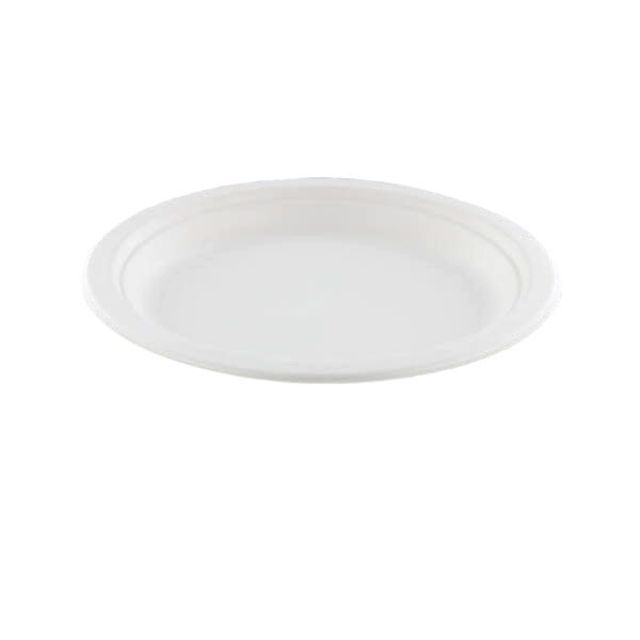 IEZZY catering e cate - Piatto PF Ø 170mm canna da zucchero 50 pezzi bianco