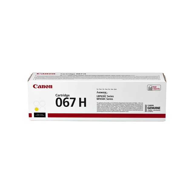 Canon - Toner cartridge 067H yellow