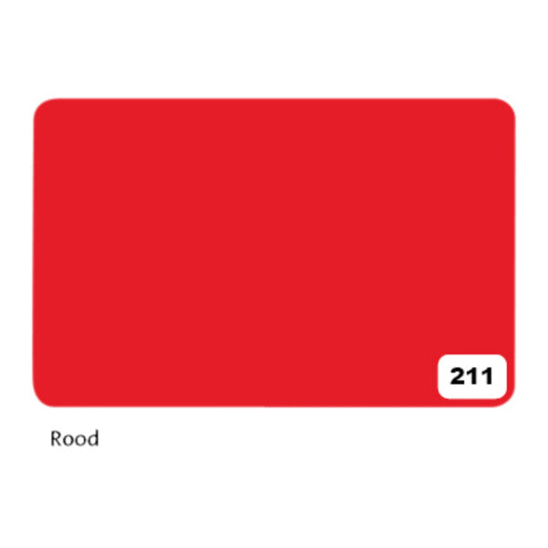 Folia Paper - Carton de vitrine Folia 1 face 48x68cm 380gr nr211 rouge