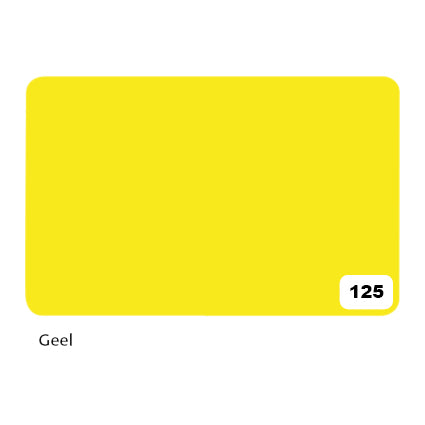 Folia Paper - Cartón escaparate Folia 1 cara 48x68cm 380gr nr125 amarillo | 10 piezas