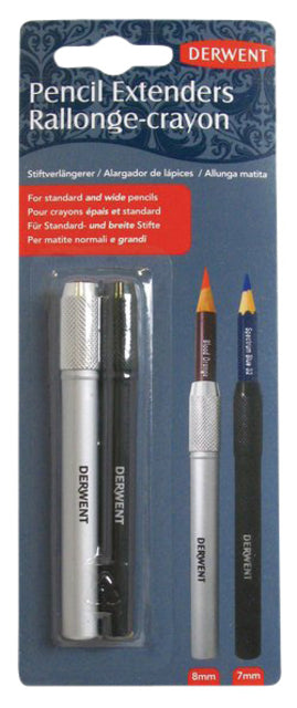 Derwent - Potloodverlenger 7mm + 8mm (2 stuks)