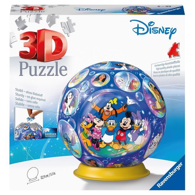 Ravensburger - Puzzle bola Disney 3D 72 piezas
