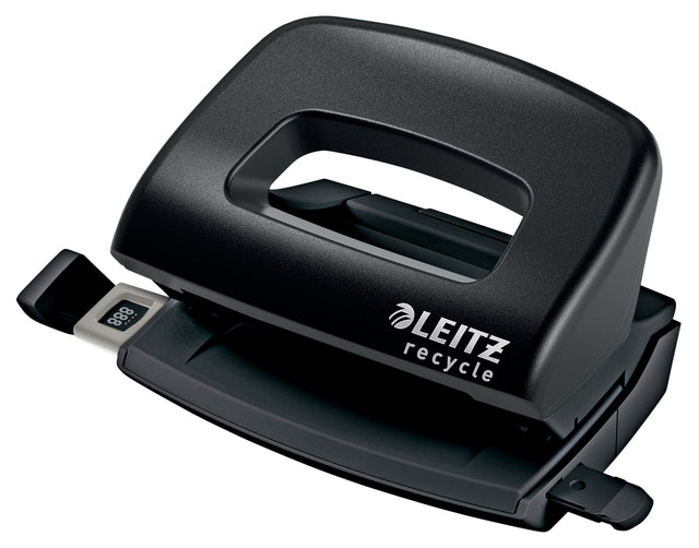 Leitz - Perforadora Nexxt Recycle mini 10 hojas negro | 6 piezas