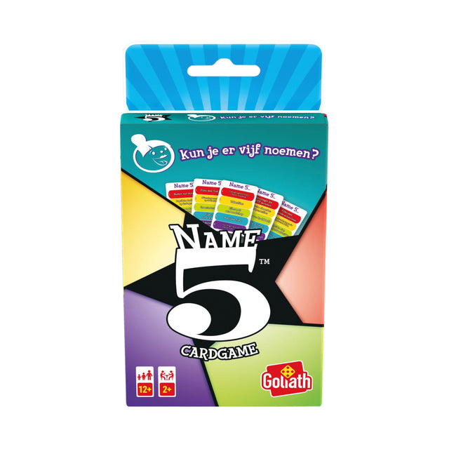 Goliath - Nom du jeu de cartes édition 5 poches