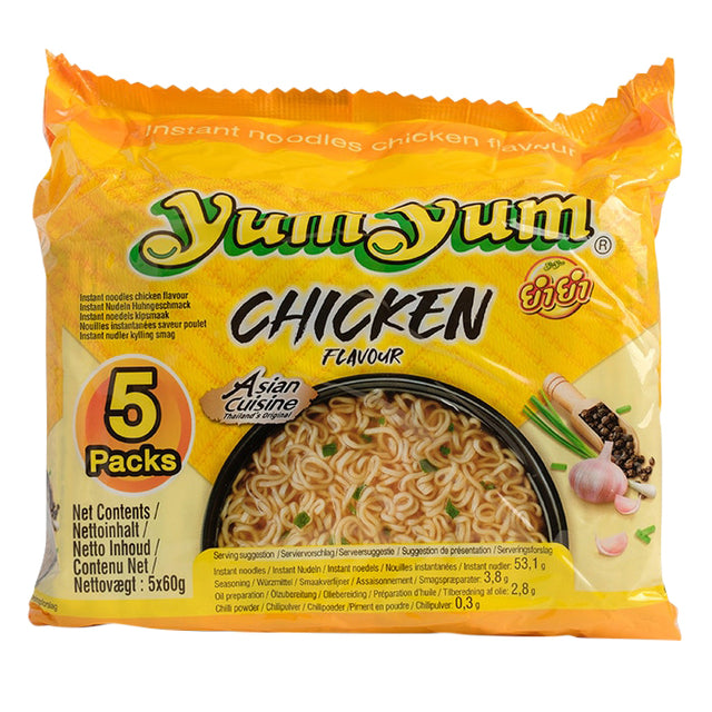 Yum Yum - Noodles kip bami 5pack 5x60gr