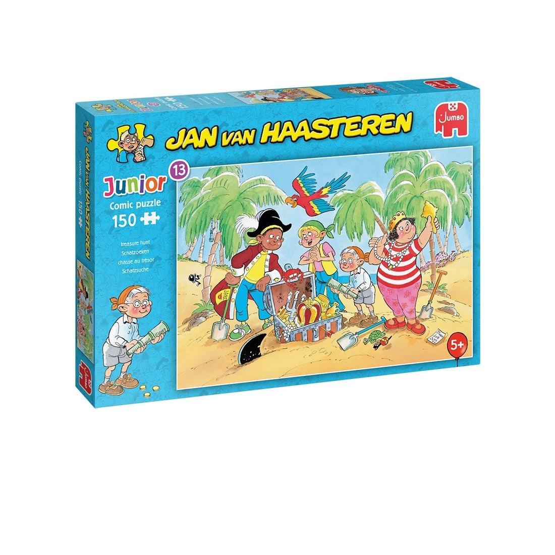 Jan van Haasteren - - Junior 13 Schatzoeken 150 stukjes