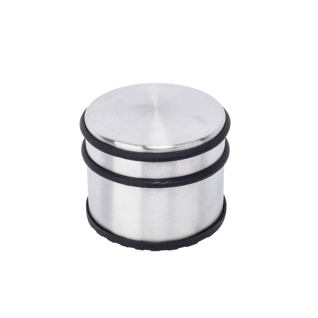 Brasq - Door stopper with rubber rings, stainless steel