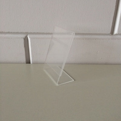 Klika - L-standaard acryl bxh 75x105mm A7 staand