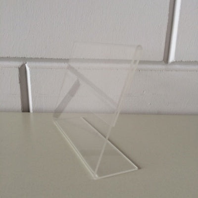Klika - L-standaard acryl bxh 148x105mm. Liggend 50 stuks