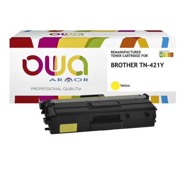 OWA - Toner alternatief tbv TN-421Y geel